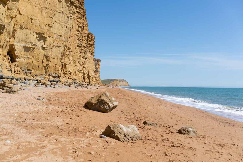 West Bay, south of Bridport, Dorset, UK