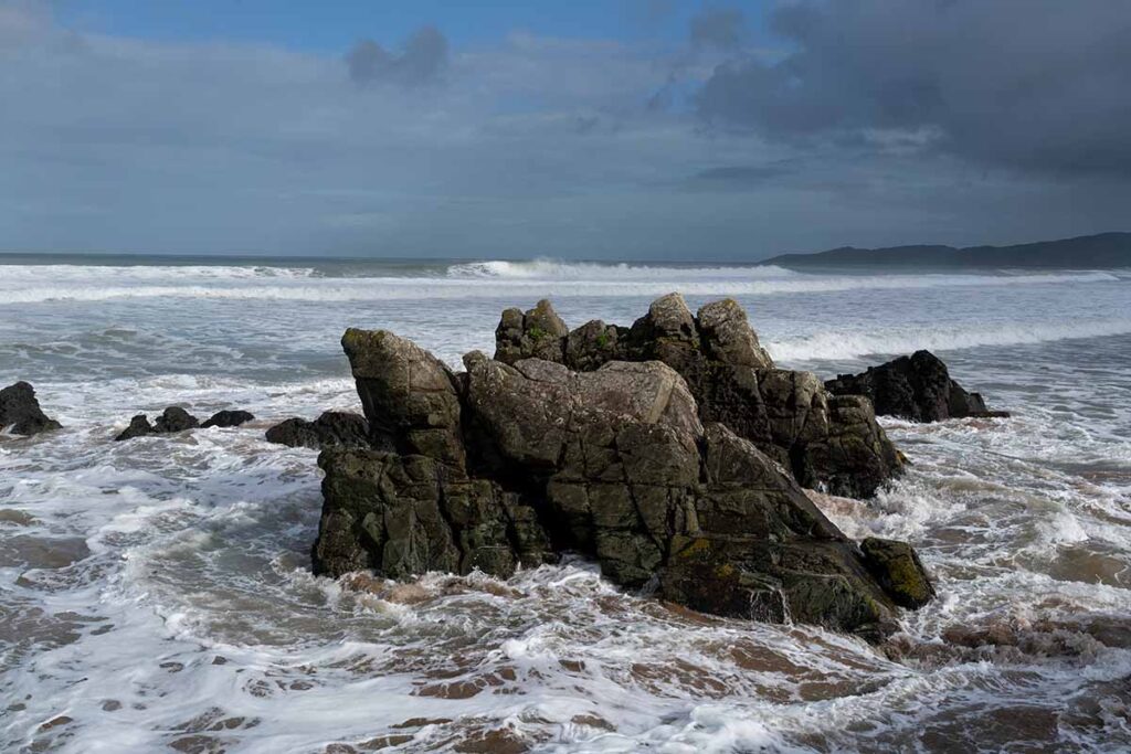 Waves at Putsborough, North Devon